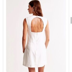 A&F Linen-Blend Shell Mini Dress XSP